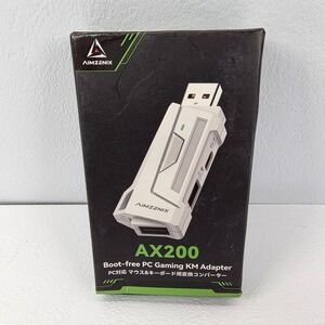 AIMZENIX AX200 Boot-free PC Gaming KM Adapter Keyboard Mouse Converter PC and NS